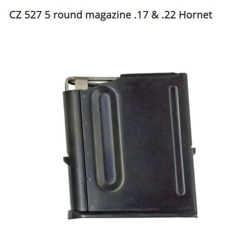 NEW CZ 527 magazine 17 & 22 hornet 5 shot