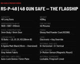 Red Shield 48 Gun Premium Safe 409kg (RS-P-48)