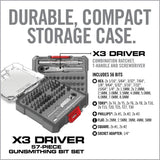 Real Avid X3 57 piece gunsmithing driver & bit set (AVX3GBS57)