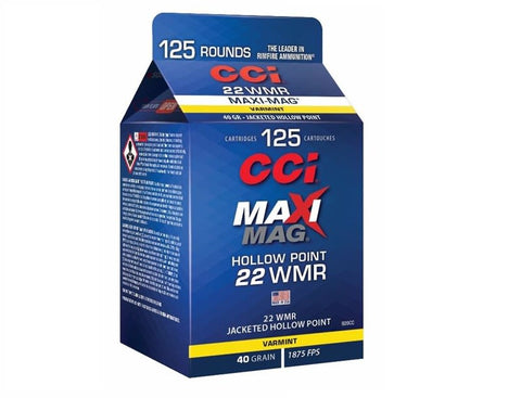 CCI 22wmr Maxi Pour 125 pack C920CC