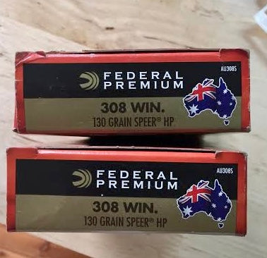 Federal 308win 130gr Speer HP x20 (AU308S)
