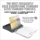 Real Avid Accu-Punch 11 piece standard brass and steel punch set (AVAPK-B)