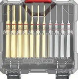 Real Avid Accu-Punch 11 piece standard brass and steel punch set (AVAPK-B)