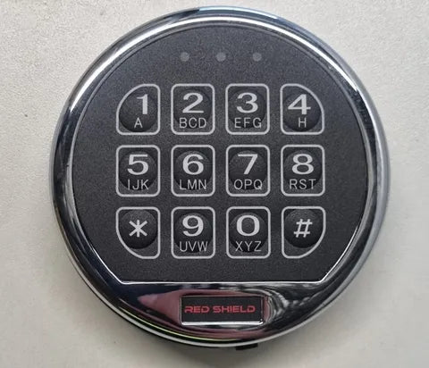 Safe Key With Letter R Red Shield safe keypad for RS series safe (RS KP) – Bunker Ballistics ...