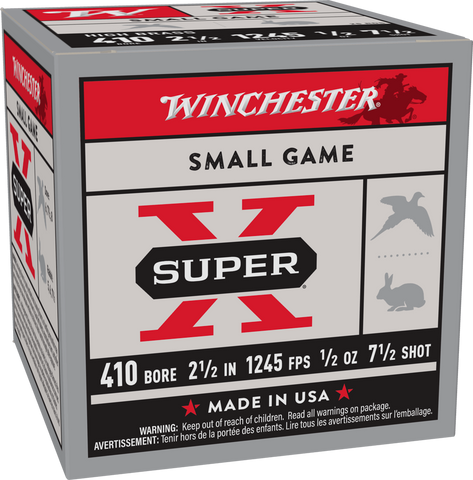 Winchester 410ga 2.5" 1245fps #7.5 (X417)