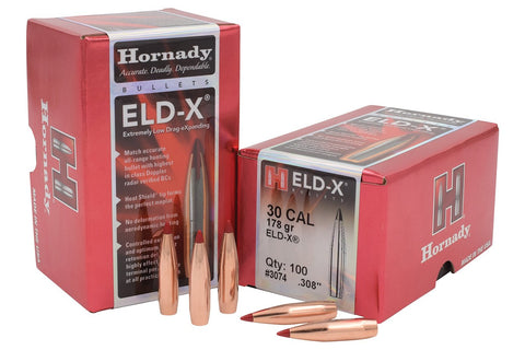 Hornady ELD-X 30cal 178gr #3074