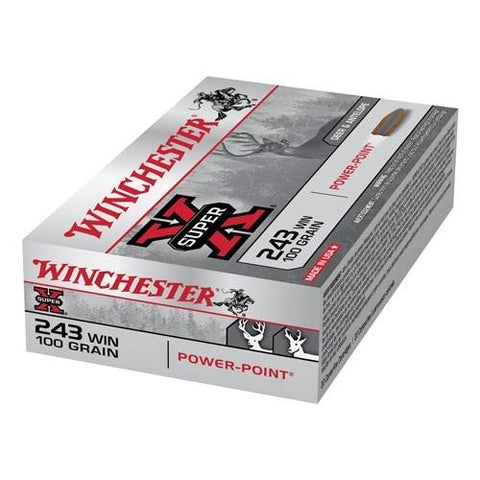 Winchester Super X - 243WIN - 100gr SP - Box of 20