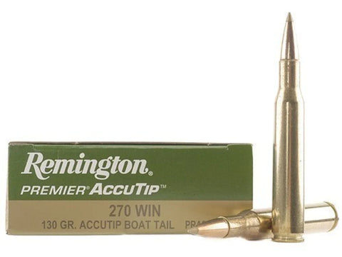 Remington 270win 130gr Accu-tip x20