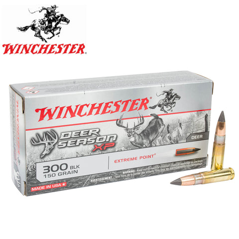 Winchester 300blackout 150gr dear season XP x20