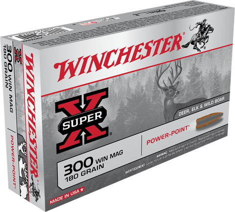 Winchester super-x 300win mag 180gr SP x20