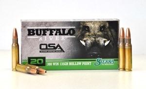 OSA 308win 135gr hollow point gameking per 20