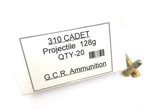 GCR 310cadet 128gr LRN ammunition x20
