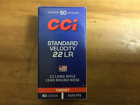 CCI Standard Velocity 22LR - 40gr