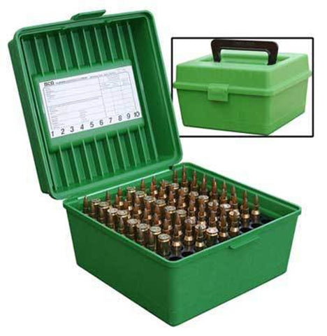 MTM deluxe magnum box 100 round capacity R-100-MAG