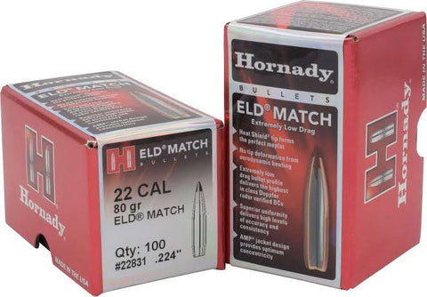 Hornady 22cal 80gr ELD-M (#22831) (H22831)