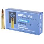 PPU 303british 150gr soft point box of 20