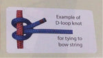 Precut D loop cord