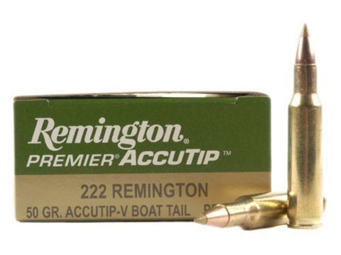 Remington premier 222rem 50gr polymer tip x20