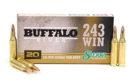 OSA 243win 70gr Sierra HP BT ammunition x20