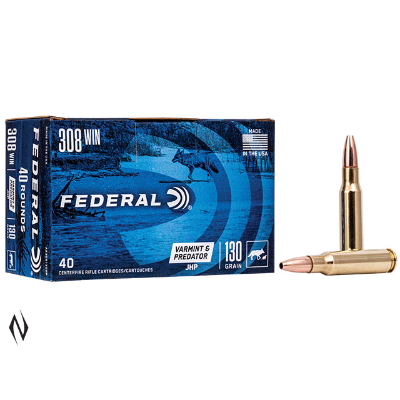 Federal 308win 130gr HP ammunition x40