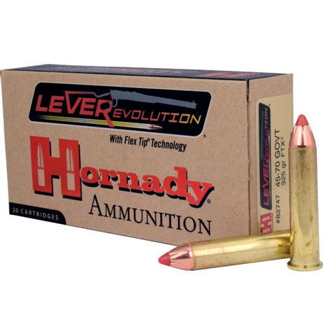 Hornady 45-70gov 325gr FTX lever evolution x20