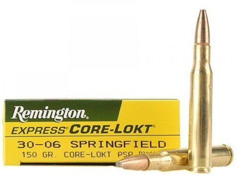 Remington Core-Lokt - 30-06 Springfield - PSP 150gr - Box of 20